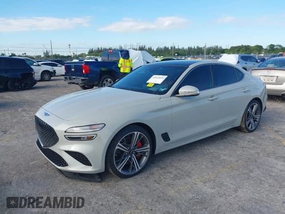 ✅ 2024 Genesis G70 Sport Advanced • VIN: KMTG54SE7RU141266 • Lot: 42014034. Listed on IAAI with 12,115 mi. Free auction sales archive from the USA and detailed vehicle history report at DreamBid. Image 18.