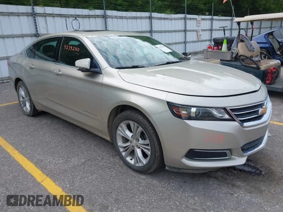 ✅ 2015 Chevrolet Impala LT • VIN: 2G1125S32F9273368 • Lot: 42392110. Listed on IAAI with 161,939 mi. Free auction sales archive from the USA and detailed vehicle history report at DreamBid. Image 1.