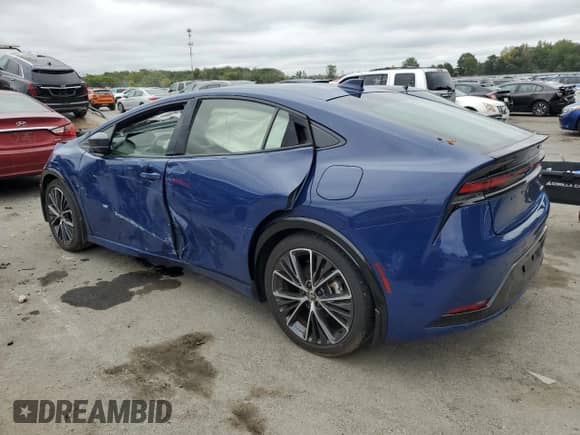 2024 Toyota Prius LE с VIN JTDADABU8R3014173, выставлен на аукционе Copart как лот 72055075 с пробегом Не указан миль и Списание • Salvage title. История ставок и продаж доступна на DreamBid. Изображение 2.