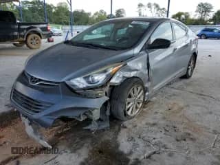 2015 Hyundai Elantra SE with VIN KMHDH4AE1FU416096, listed as a Copart auction lot 81002695 with 100,756 mi miles and Salvage title. Bid and sale history available at DreamBid. Image 1.