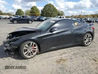 2014 Hyundai Genesis Coupe R-Spec с VIN KMHHU6KJ2EU118983, выставлен на аукционе Copart как лот 78658354 с пробегом Не указан миль и Списание • Salvage title. История ставок и продаж доступна на DreamBid. Изображение 1.