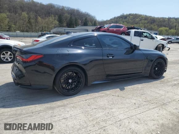 ✅ 2023 BMW M4 Competition xDrive • VIN: WBS43AZ03PCL22487 • Lot: 53924065. Listed on Copart with Not provided. Free auction sales archive from the USA and detailed vehicle history report at DreamBid. Image 3.