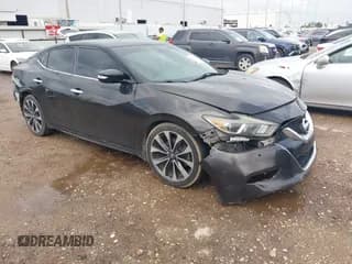 ✅ 2016 Nissan Maxima Platinum • VIN: 1N4AA6AP8GC390831 • Lot: 42092863. Wystawiony na IAAI z przebiegiem 160 882 mil. Bezpłatny archiwum sprzedaży aukcyjnych z USA i szczegółowy raport historii pojazdu na DreamBid. Zdjęcie 1.