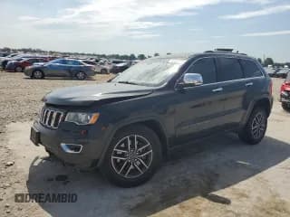 ✅ 2021 Jeep Grand Cherokee Limited • VIN: 1C4RJEBG5MC656226 • Лот: 65732205. Опубликован ранее на Copart с пробегом 91 857 миль. Бесплатный доступ к архиву аукционных продаж из США и подробный отчёт об истории автомобиля на DreamBid. Изображение 1.