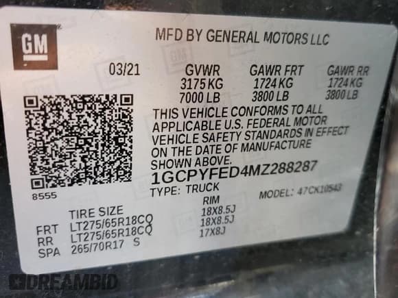 ✅ 2021 Chevrolet Silverado 1500 LT Trail Boss • VIN: 1GCPYFED4MZ288287 • Lot: 68489174. Wystawiony na Copart z przebiegiem 109 756 mil. Bezpłatny archiwum sprzedaży aukcyjnych z USA i szczegółowy raport historii pojazdu na DreamBid. Zdjęcie 13.