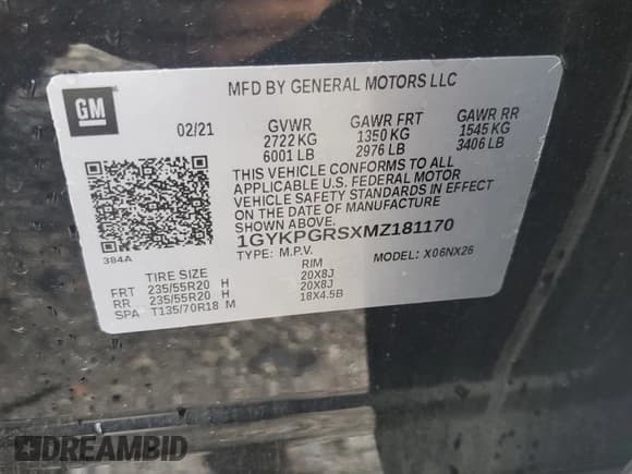 ✅ 2021 Cadillac XT6 Sport • VIN: 1GYKPGRSXMZ181170 • Lot: 61971855. Listed on Copart with 39,834 mi. Free auction sales archive from the USA and detailed vehicle history report at DreamBid. Image 13.