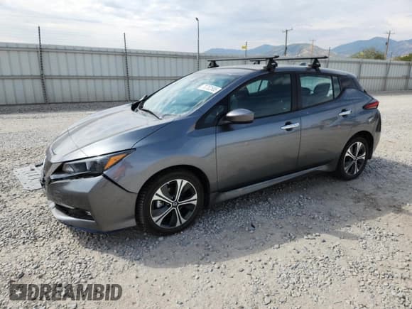 ✅ 2020 Nissan LEAF SV Plus • VIN: 1N4BZ1CP6LC311633 • Lot: 70752585. Listed on Copart with 77,709 mi. Free auction sales archive from the USA and detailed vehicle history report at DreamBid. Image 1.