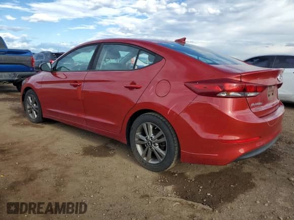 2018 Hyundai Elantra SEL with VIN 5NPD84LF0JH296918, listed as a Copart auction lot 81271295 with 67,146 mi miles and Salvage title. Bid and sale history available at DreamBid. Image 2.