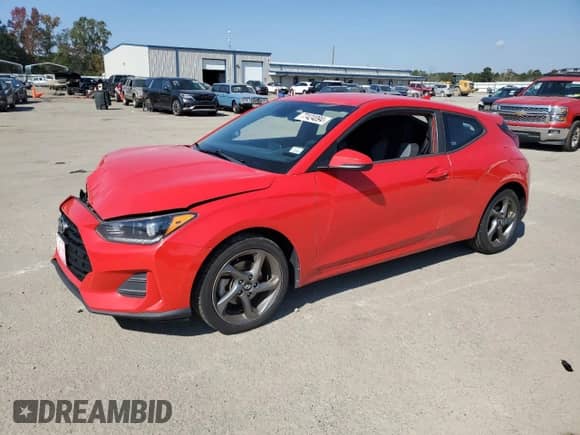 2019 Hyundai Veloster Premium z VIN KMHTG6AF0KU015362, wystawiony jako Copart lot #77424094 z przebiegiem 111 461 mil mil oraz Szkoda całkowita • Salvage title. Historia ofert i sprzedaży dostępna na DreamBid. Obrazek 1.