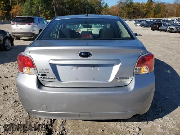 ✅ 2012 Subaru Impreza Premium • VIN: JF1GJAD69CH019190 • Lot: 86861395. Listed on Copart with 183,154 mi. Free auction sales archive from the USA and detailed vehicle history report at DreamBid. Image 6.