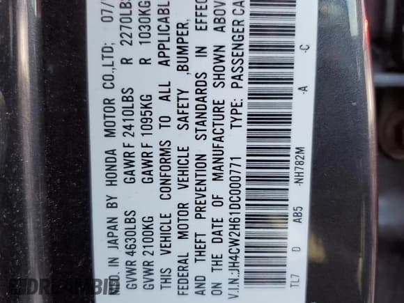 ✅ 2013 Acura TSX Technology • VIN: JH4CW2H61DC000771 • Лот: 82016485. Опубликован ранее на Copart с пробегом 161 333 миль. Бесплатный доступ к архиву аукционных продаж из США и подробный отчёт об истории автомобиля на DreamBid. Изображение 12.