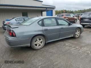 2005 Chevrolet Impala LS z VIN 2G1WH52K959208477, wystawiony jako Copart lot #72056084 z przebiegiem 130 477 mil mil oraz Szkoda całkowita • Salvage title. Historia ofert i sprzedaży dostępna na DreamBid. Obrazek 3.
