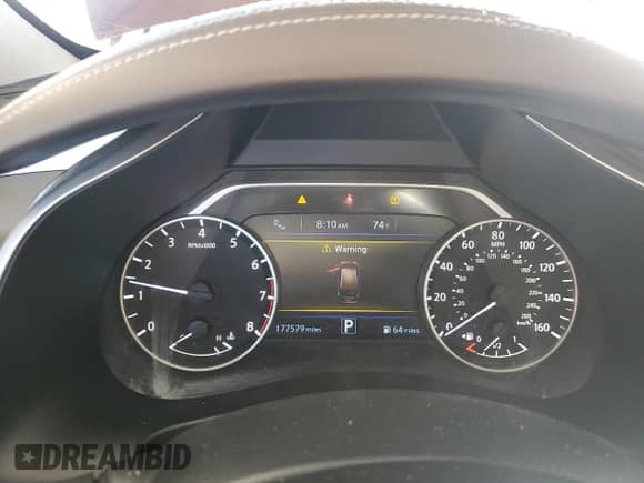 2015 Nissan Murano Platinum with VIN 5N1AZ2MG2FN219028, listed as a Copart auction lot 80925565 with 177,579 mi miles and Salvage title. Bid and sale history available at DreamBid. Image 9.