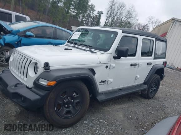✅ 2022 Jeep Wrangler Unlimited Willys Sport • VIN: 1C4HJXDN1NW175134 • Lot: 41615254. Listed on IAAI with 28,762 mi. Free auction sales archive from the USA and detailed vehicle history report at DreamBid. Image 14.