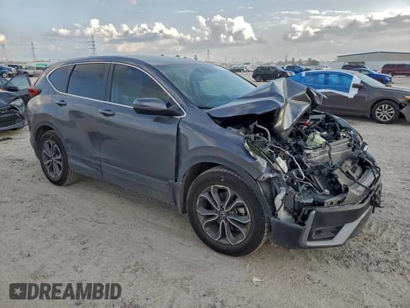 ✅ 2022 Honda CR-V EX-L • VIN: 5J6RW1H87NA017556 • Лот: 93746025. Опубликован ранее на Copart с пробегом 16 460 миль. Бесплатный доступ к архиву аукционных продаж из США и подробный отчёт об истории автомобиля на DreamBid. Изображение 4.