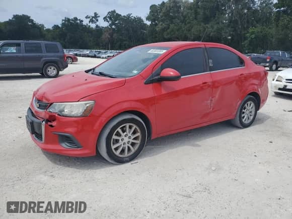 ✅ 2017 Chevrolet Sonic LT • VIN: 1G1JD5SH4H4124603 • Lot: 80303385. Listed on Copart with 148,488 mi. Free auction sales archive from the USA and detailed vehicle history report at DreamBid. Image 1.