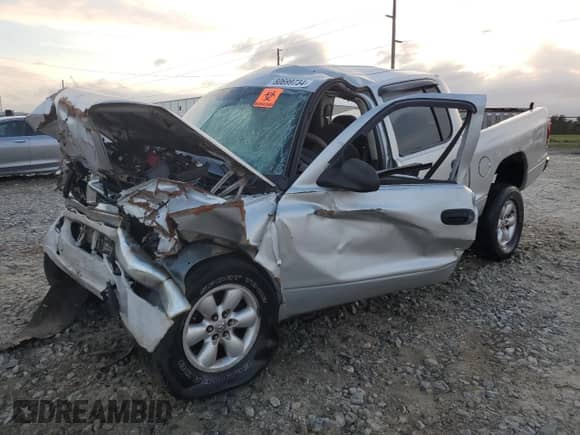 2004 Dodge Dakota SLT with VIN 1D7HL48KX4S730862, listed as a Copart auction lot 80699734 with Not provided miles and Non repairable. Bid and sale history available at DreamBid. Image 1.