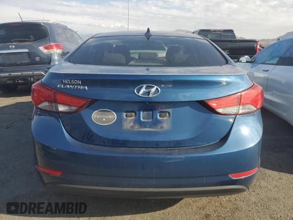 ✅ 2014 Hyundai Elantra SE • VIN: KMHDH4AE1EU158936 • Lot: 64861045. Listed on Copart with 110,988 mi. Free auction sales archive from the USA and detailed vehicle history report at DreamBid. Image 6.