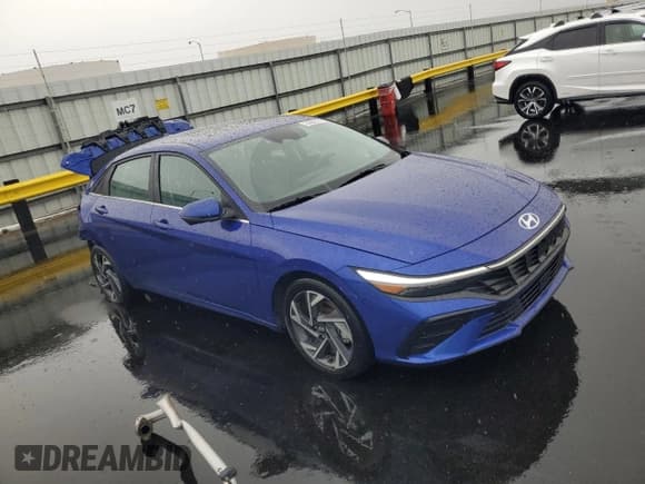 ✅ 2024 Hyundai Elantra Limited • VIN: KMHLP4DG5RU825914 • Lot: 92918855. Listed on Copart with 24,041 mi. Free auction sales archive from the USA and detailed vehicle history report at DreamBid. Image 4.