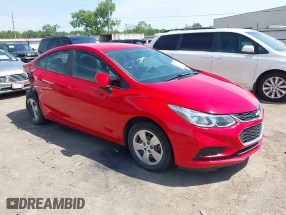✅ 2016 Chevrolet Cruze LS • VIN: 1G1BB5SM6G7270733 • Lot: 42254603. Listed on IAAI with 89,658 mi. Free auction sales archive from the USA and detailed vehicle history report at DreamBid. Image 1.