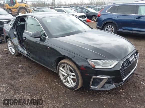 ✅ 2020 Audi A4 Premium Plus • VIN: WAUENAF41LA039182 • Лот: 41865139. Опубликован ранее на IAAI с пробегом 57 221 миль. Бесплатный доступ к архиву аукционных продаж из США и подробный отчёт об истории автомобиля на DreamBid. Изображение 1.