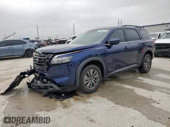 2025 Nissan Pathfinder SV with VIN 5N1DR3BA5SC232833, listed as a Copart auction lot 71024345 with 1,475 mi miles and Clean title. Bid and sale history available at DreamBid. Image 1.