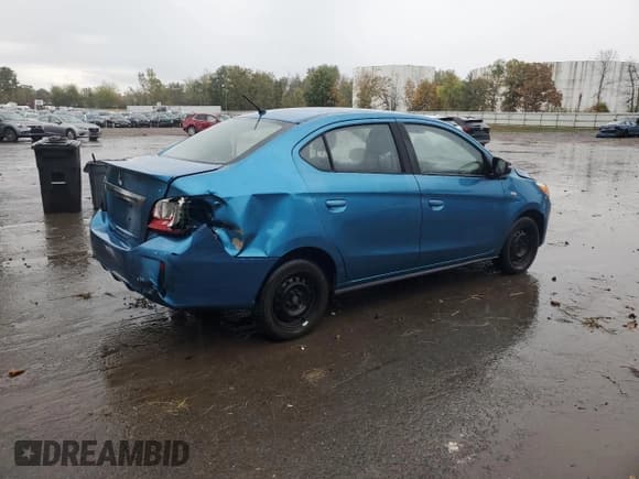 ✅ 2021 Mitsubishi Mirage ES • VIN: ML32FUFJ8MHF04338 • Лот: 84951695. Опубликован ранее на Copart с пробегом 94 123 миль. Бесплатный доступ к архиву аукционных продаж из США и подробный отчёт об истории автомобиля на DreamBid. Изображение 3.