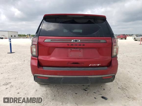 2022 Chevrolet Tahoe RST with VIN 1GNSKRKDXNR200398, listed as a Copart auction lot 54575865 with 79,901 mi miles and Salvage title. Bid and sale history available at DreamBid. Image 6.