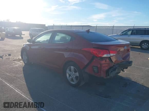 2011 Hyundai Elantra GLS with VIN KMHDH4AE4BU130236, listed as a IAAI auction lot 43468527 with 115,038 mi miles and . Bid and sale history available at DreamBid. Image 3.