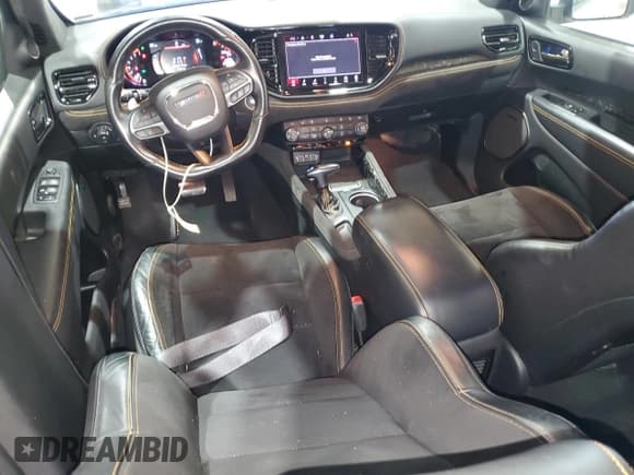 ✅ 2022 Dodge Durango Orange Sport • VIN: 1C4SDHCT3NC229103 • Lot: 60635075. Listed on Copart with 48,670 mi. Free auction sales archive from the USA and detailed vehicle history report at DreamBid. Image 8.