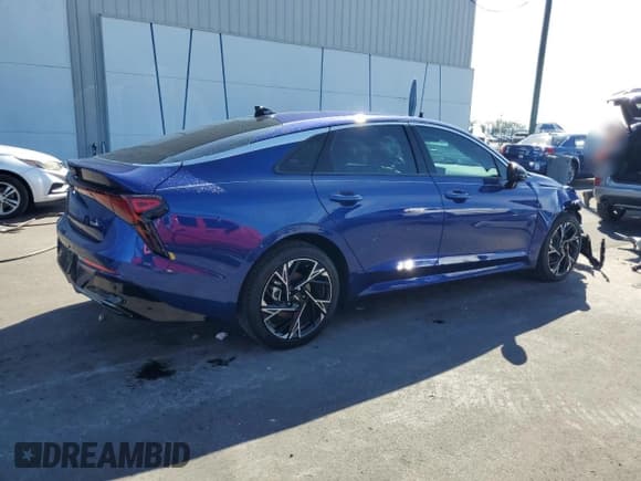 ✅ 2025 Kia K5 GT-Line • VIN: KNAG64J77S5391392 • Lot: 91730735. Listed on Copart with 2,642 mi. Free auction sales archive from the USA and detailed vehicle history report at DreamBid. Image 3.