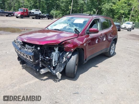 ✅ 2021 Jeep Compass Altitude • VIN: 3C4NJDBB5MT547377 • Lot: 42650103. Listed on IAAI with Not provided. Free auction sales archive from the USA and detailed vehicle history report at DreamBid. Image 17.