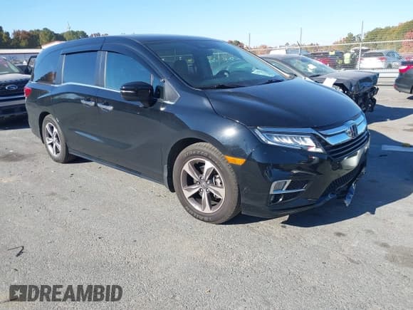 ✅ 2018 Honda Odyssey Touring • VIN: 5FNRL6H8XJB028614 • Lot: 43627180. Wystawiony na IAAI z przebiegiem 112 487 mil. Bezpłatny archiwum sprzedaży aukcyjnych z USA i szczegółowy raport historii pojazdu na DreamBid. Zdjęcie 1.