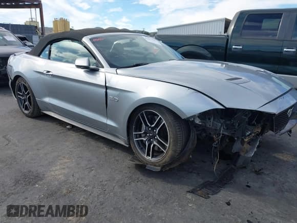 ✅ 2020 Ford Mustang GT Premium • VIN: 1FATP8FF0L5118579 • Lot: 43617949. Listed on IAAI with 62,287 mi. Free auction sales archive from the USA and detailed vehicle history report at DreamBid. Image 1.