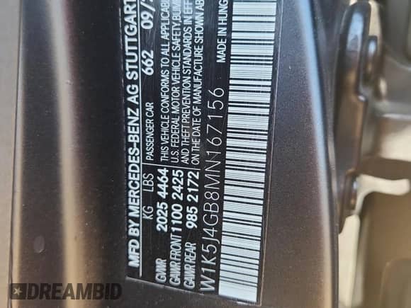 2021 Mercedes-Benz CLA 250 z VIN W1K5J4GB8MN167156, wystawiony jako Copart lot #72059305 z przebiegiem 91 336 mil mil oraz Szkoda całkowita • Salvage title. Historia ofert i sprzedaży dostępna na DreamBid. Obrazek 12.