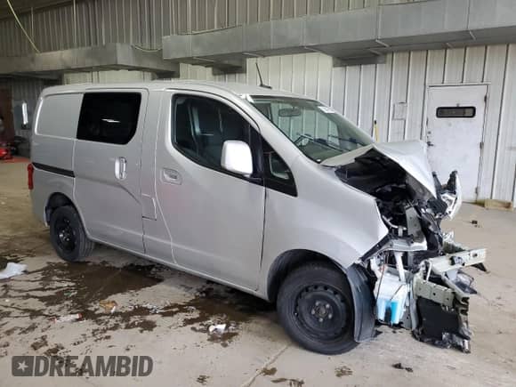 2015 Chevrolet City Express Cargo LT with VIN 3N63M0ZN4FK727172, listed as a Copart auction lot 58541635 with Not provided miles and Non repairable. Bid and sale history available at DreamBid. Image 4.
