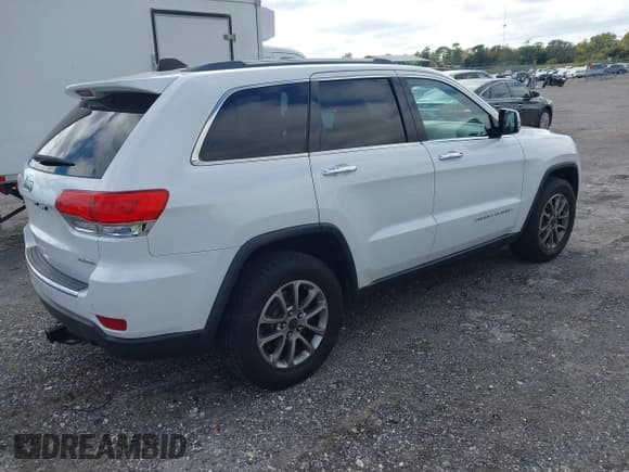✅ 2014 Jeep Grand Cherokee Limited • VIN: 1C4RJEBG9EC555658 • Lot: 43554748. Listed on IAAI with 167,750 mi. Free auction sales archive from the USA and detailed vehicle history report at DreamBid. Image 4.