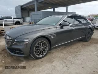 ✅ 2023 Genesis G80 2.5T • VIN: KMTGB4SC4PU182314 • Лот: 63250735. Опубликован ранее на Copart с пробегом 29 071 миль. Бесплатный доступ к архиву аукционных продаж из США и подробный отчёт об истории автомобиля на DreamBid. Изображение 1.