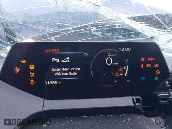 2023 Toyota Prius LE with VIN JTDADABU8P3006684, listed as a Copart auction lot 63282995 with 31,885 mi miles and Salvage title. Bid and sale history available at DreamBid. Image 9.