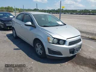2014 Chevrolet Sonic LT with VIN 1G1JC5SHXE4186229, listed as a IAAI auction lot 43160341 with 111,303 mi miles and . Bid and sale history available at DreamBid. Image 1.