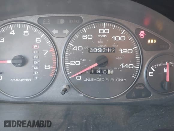 ✅ 2001 Acura Integra LS • VIN: JH4DB76501S001371 • Lot: 43502726. Listed on IAAI with 209,212 mi. Free auction sales archive from the USA and detailed vehicle history report at DreamBid. Image 7.