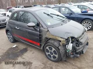 ✅ 2016 FIAT 500e • VIN: 3C3CFFGE1GT184091 • Lot: 41335256. Wystawiony na IAAI z przebiegiem 54 899 mil. Bezpłatny archiwum sprzedaży aukcyjnych z USA i szczegółowy raport historii pojazdu na DreamBid. Zdjęcie 1.