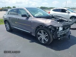 ✅ 2024 Cadillac LYRIQ Tech • VIN: 1GYKPMRK7RZ140355 • Lot: 42378834. Listed on IAAI with 11,976 mi. Free auction sales archive from the USA and detailed vehicle history report at DreamBid. Image 1.