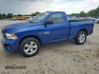 2016 Ram 1500 Express with VIN 3C6JR7AT7GG113730, listed as a Copart auction lot 71234145 with 45,902 mi miles and Salvage title. Bid and sale history available at DreamBid. Image 1.