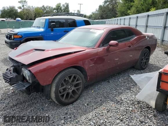 2018 Dodge Challenger R/T with VIN 2C3CDZBT9JH183462, listed as a Copart auction lot 81403825 with 85,062 mi miles and Salvage title. Bid and sale history available at DreamBid. Image 1.