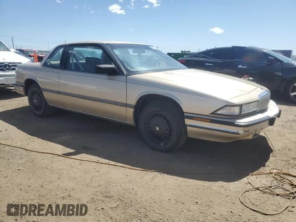 ✅ 1992 Buick Regal Custom • VIN: 2G4WB14L4N1449851 • Lot: 53568925. Listed on Copart with 37,255 mi. Free auction sales archive from the USA and detailed vehicle history report at DreamBid. Image 4.