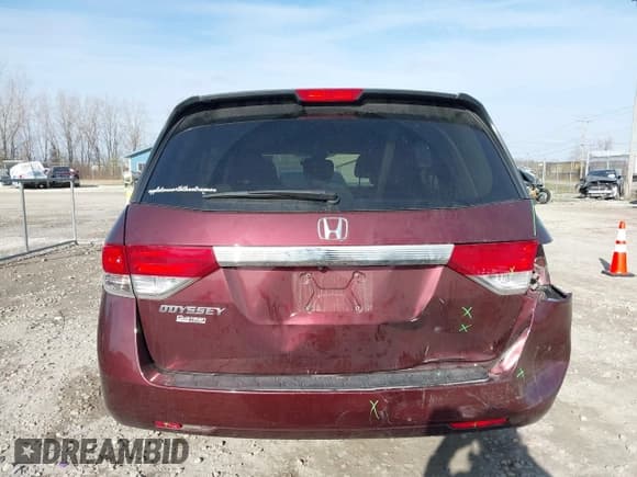✅ 2016 Honda Odyssey EX-L • VIN: 5FNRL5H67GB083846 • Lot: 43668226. Listed on IAAI with 93,212 mi. Free auction sales archive from the USA and detailed vehicle history report at DreamBid. Image 16.