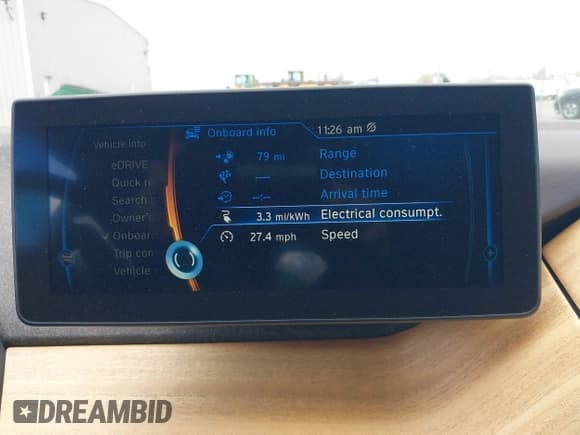 ✅ 2015 BMW i3 • VIN: WBY1Z4C57FV501034 • Lot: 41950152. Listed on IAAI with 47,207 mi. Free auction sales archive from the USA and detailed vehicle history report at DreamBid. Image 14.