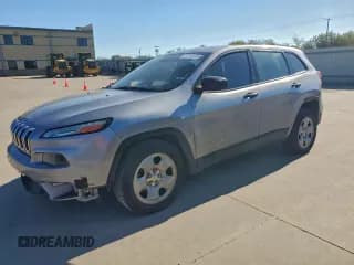 ✅ 2014 Jeep Cherokee Sport • VIN: 1C4PJLAB7EW104261 • Lot: 91114125. Wystawiony na Copart z przebiegiem 140 848 mil. Bezpłatny archiwum sprzedaży aukcyjnych z USA i szczegółowy raport historii pojazdu na DreamBid. Zdjęcie 1.