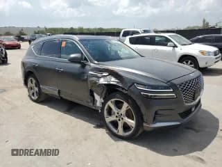 ✅ 2024 Genesis GV80 • VIN: KMUHCESC8RU197808 • Лот: 59110355. Опубликован ранее на Copart с пробегом 20 814 миль. Бесплатный доступ к архиву аукционных продаж из США и подробный отчёт об истории автомобиля на DreamBid. Изображение 4.